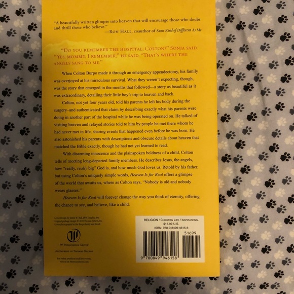 Heaven is for Real- Todd Burpo Book - Picture 2 of 3
